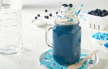Blueberry Winter Milkshake