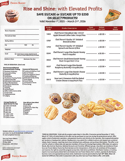 Breakfast Operator Rebate 2025