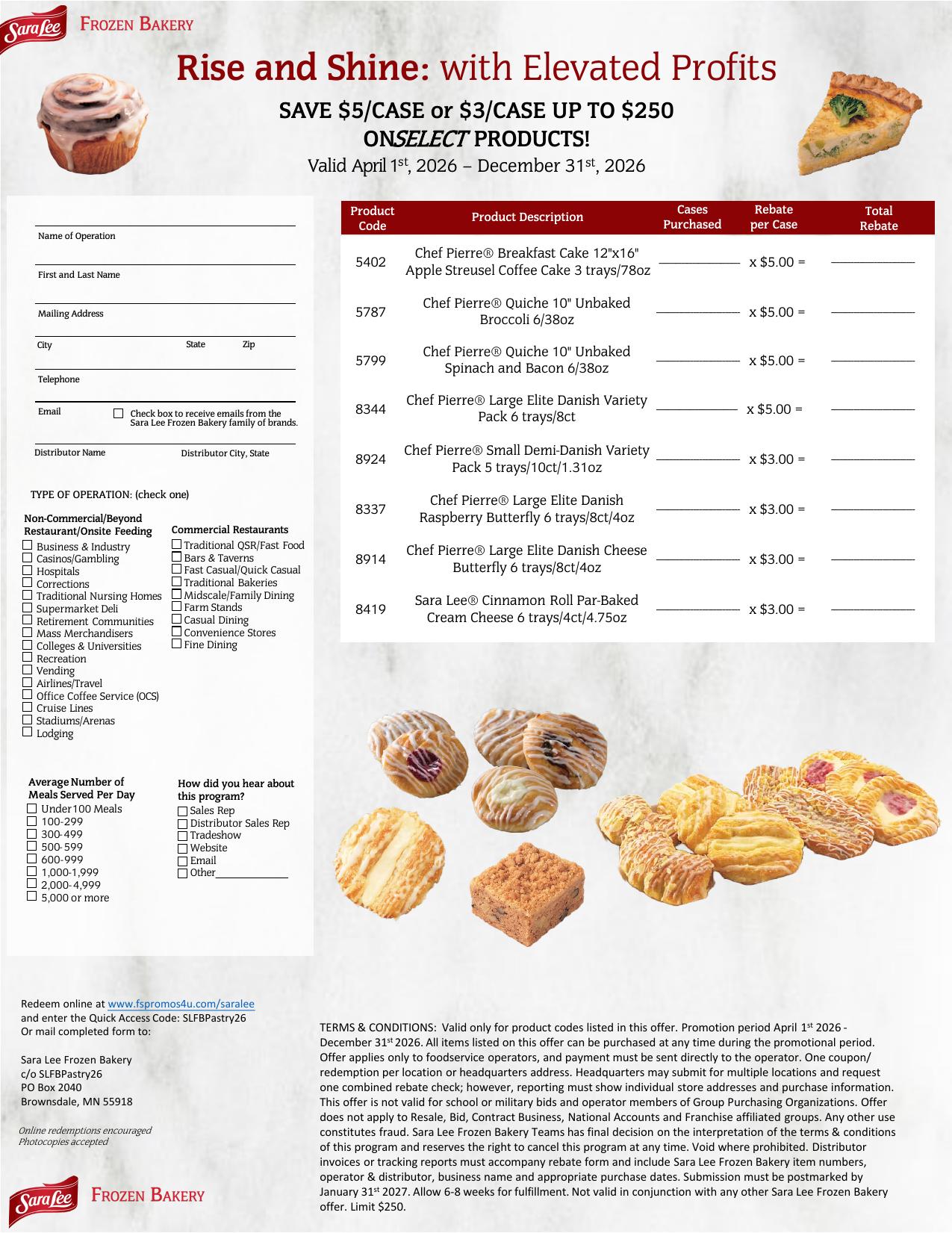 Breakfast Operator Rebate 2026