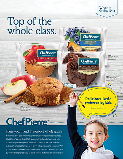 Chef Pierre<sup>&reg;</sup> Whole Grain Muffin Brochure