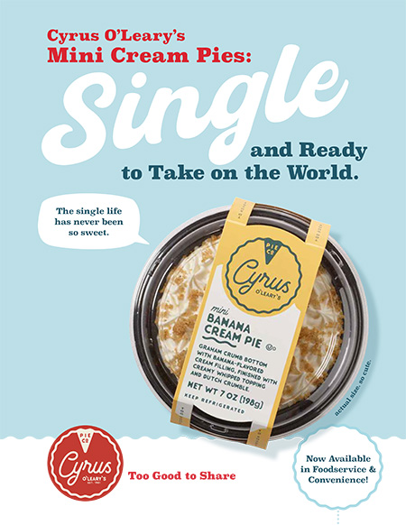 Cyrus Mini Cream Pies: Single and Ready to Take on the World