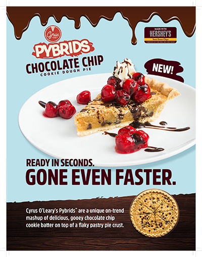 Pybrids Chocolate Chip Cookie Dough Pie Sell Sheet