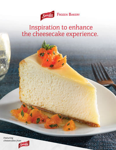Sara Lee<sup>&reg;</sup> Cheesecake Tips Brochure