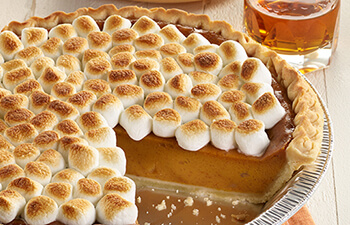 Toasty Marshmallow Pumpkin Pie