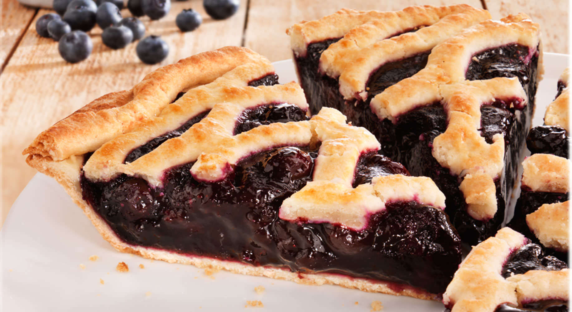 Chef Pierre® Fruit Pie 10" Pre-Baked Blueberry Lattice Pre-Sliced 8-Slice 6ct/34oz