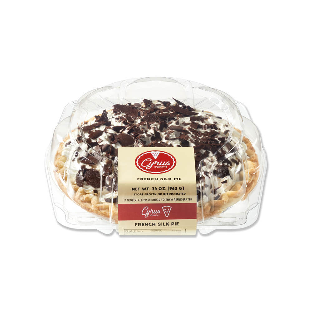 Cyrus O'Leary's® Cream Pie 9" Topped French Silk 6ct/34oz