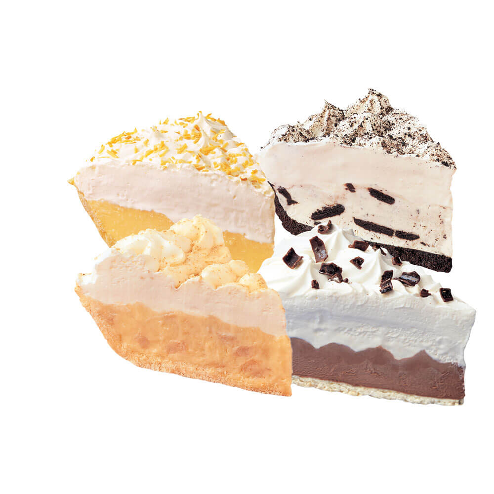 Chef Pierre® Cream Pie 10" Premium Crème de la Cream Variety Pack 4ct