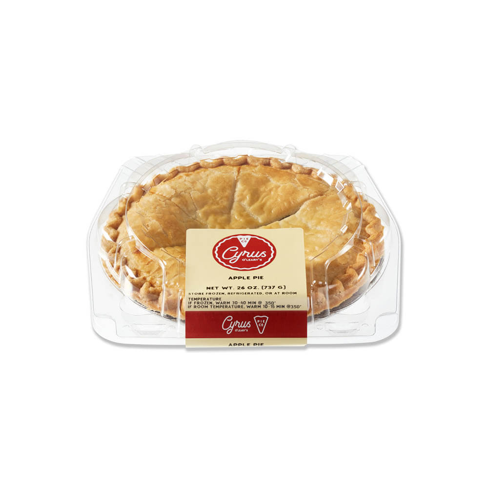 Cyrus O'Leary's® Fruit Pie 8" Pre-Baked Apple 10ct/26oz