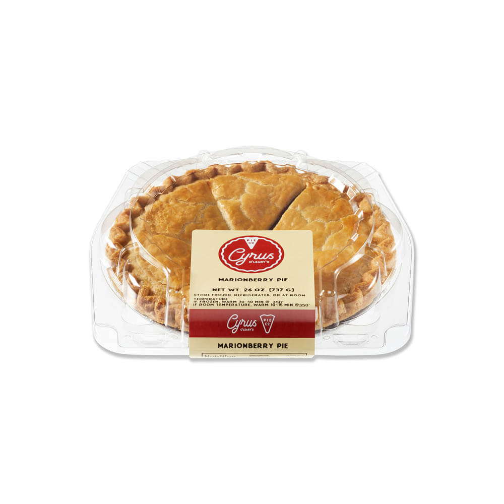Cyrus O'Leary's® Fruit Pie 8" Pre-Baked Marionberry 10ct/26oz