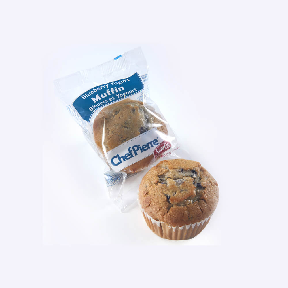 Chef Pierre® Individually Wrapped Muffin Blueberry Yogurt (Canada Exclusive) 24ct/3.17oz