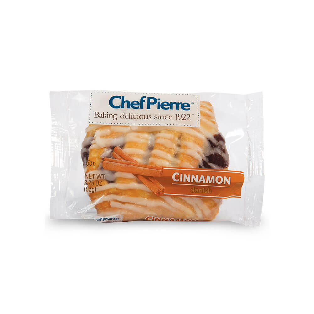 Chef Pierre® Individually Wrapped Danish Variety Pack 24ct - Apple Cinnamon 6/3.25oz