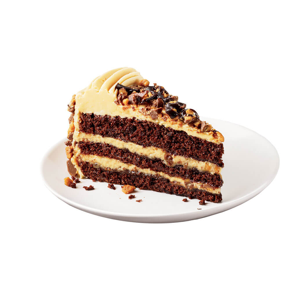 Bistro Collection® Gourmet 3-Layer Cake 9" Round Reese's® Chocolate Peanut Butter Thunder Pre-Cut 14-Slice 2ct/74oz
