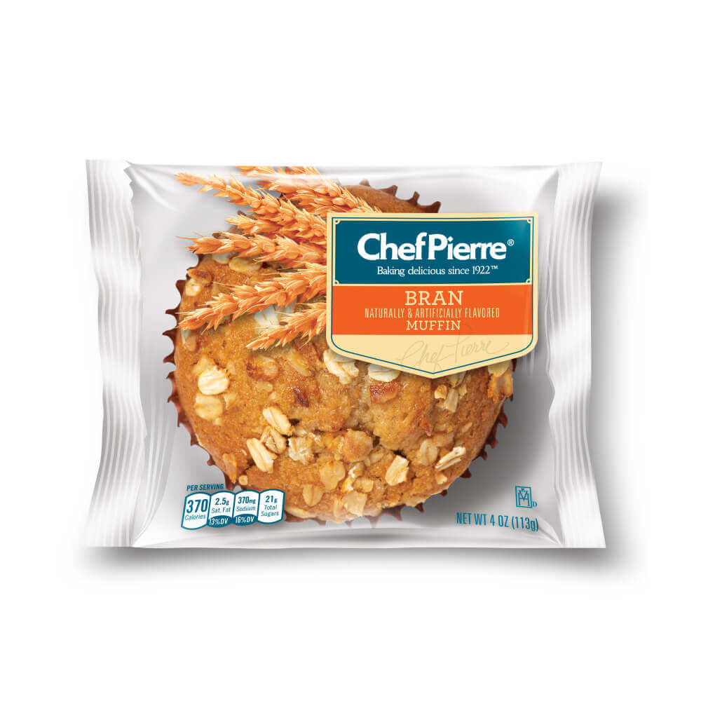 Chef Pierre® Individually Wrapped Muffin Bran 24ct/4oz
