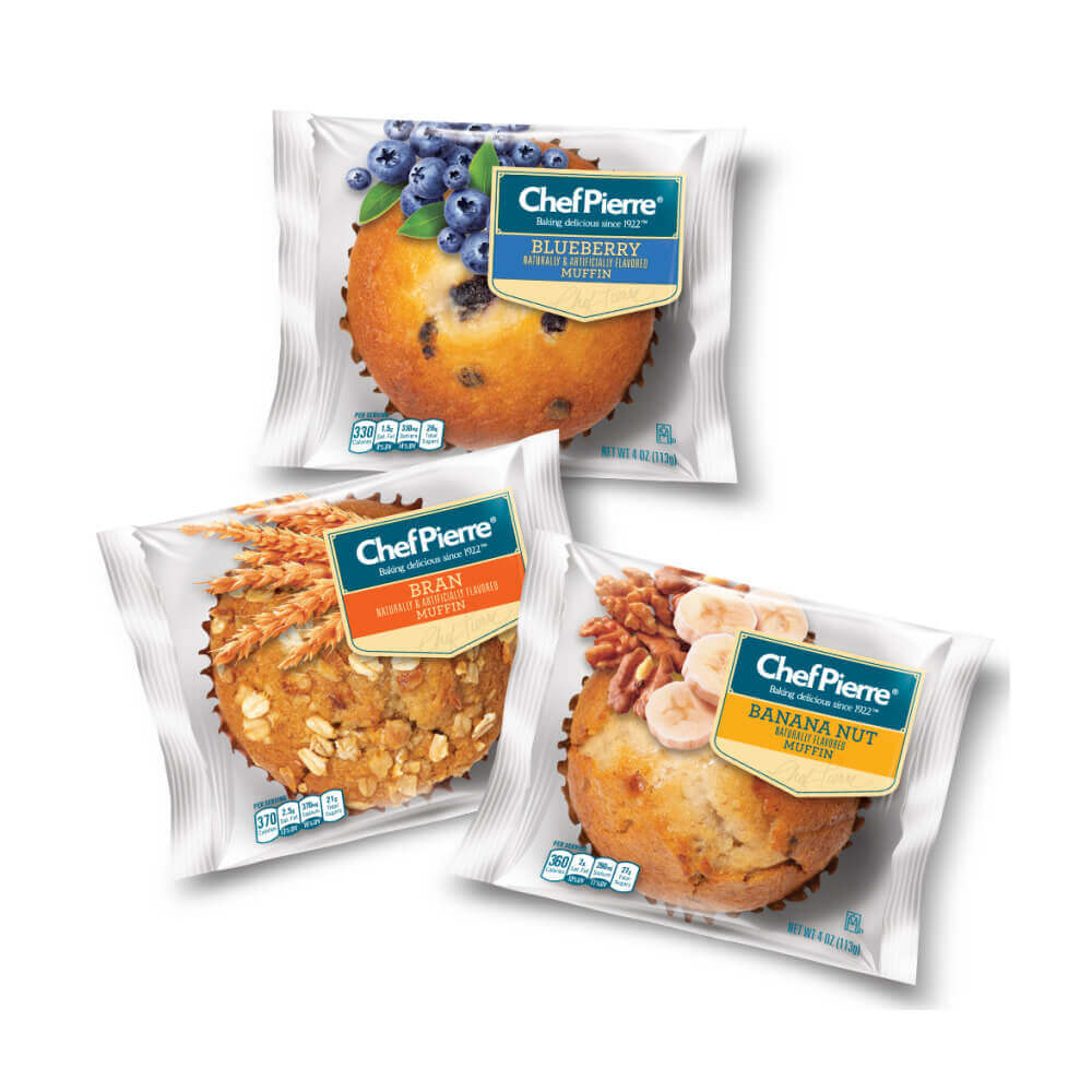 Chef Pierre® Individually Wrapped Muffin Variety Pack 24ct/4oz
