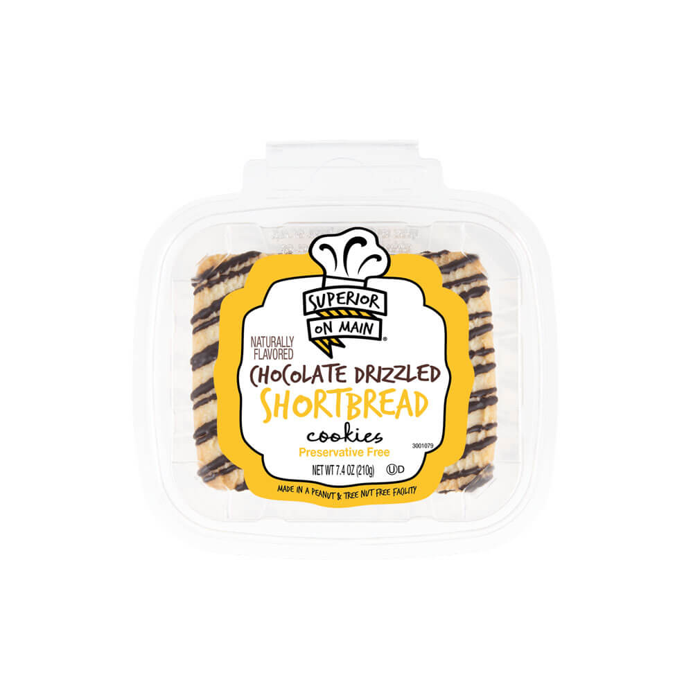 Superior on Main® Shortbread Chocolate Drizzled 11ct 12/7.4oz