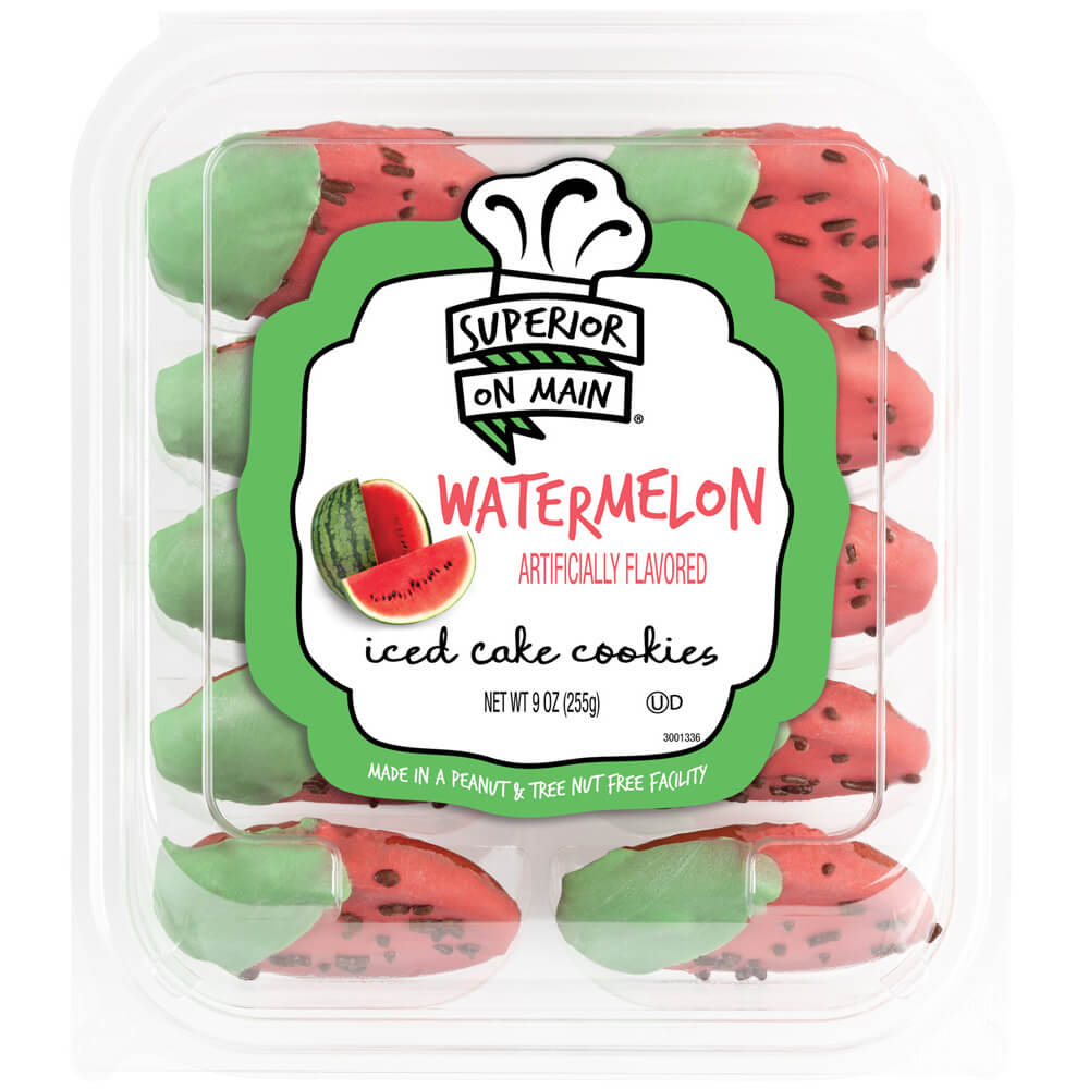 Superior on Main® Watermelon Iced Cake Cookies 10ct 12/9oz