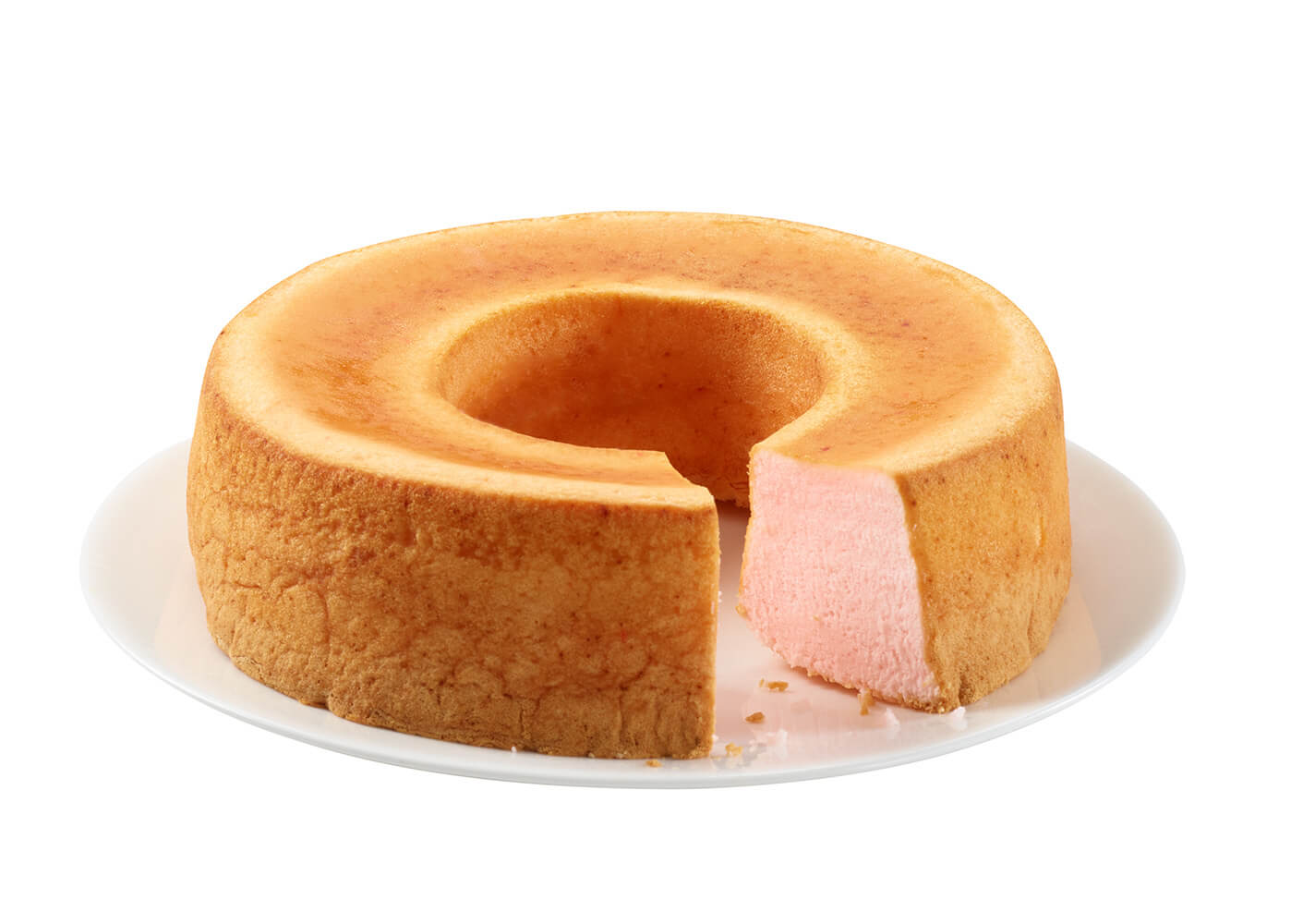 Sara Lee® Strawberry Angel Food 8" Round No Fat Bundt Cake 6ct/22oz