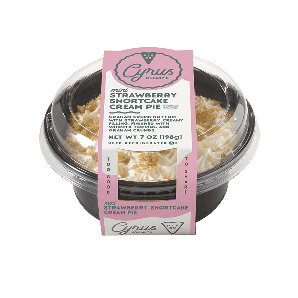 Cyrus O'Leary's® Cream Pie Mini Strawberry Shortcake 8ct/7oz