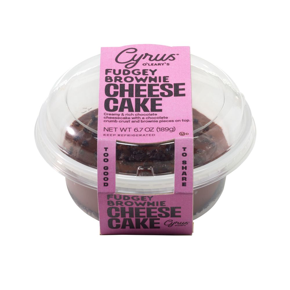 Cyrus O'Leary's® Cheesecake Mini Fudgey Brownie 8/6.7OZ