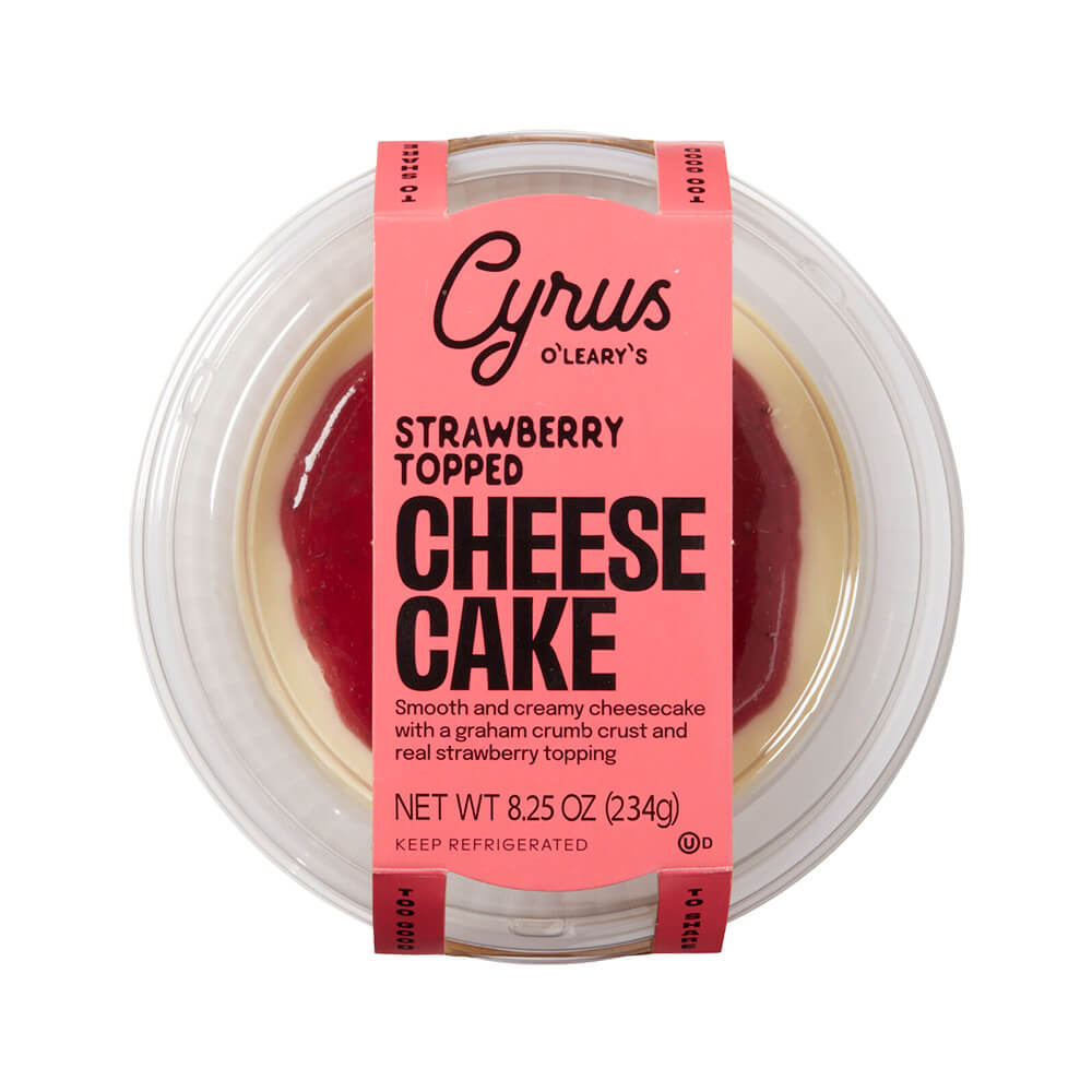 Cyrus O'Leary's® Cheesecake Mini Strawberry Topped 16ct/8.25oz