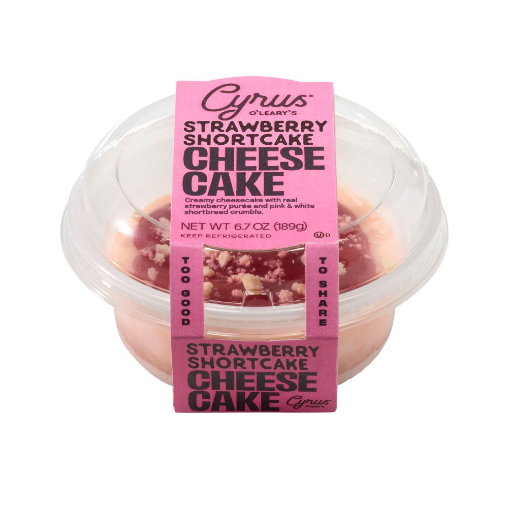 Cyrus O'Leary's® Cheesecake Mini Strawberry Shortcake 8/6.7OZ