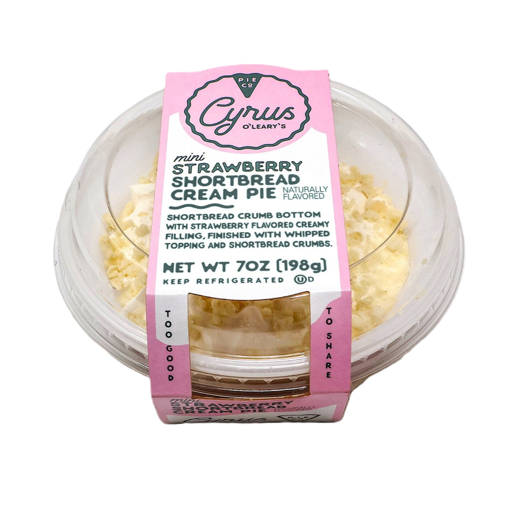 Cyrus O'Leary's® Cream Pie Mini Strawberry Shortbread 8ct/7oz