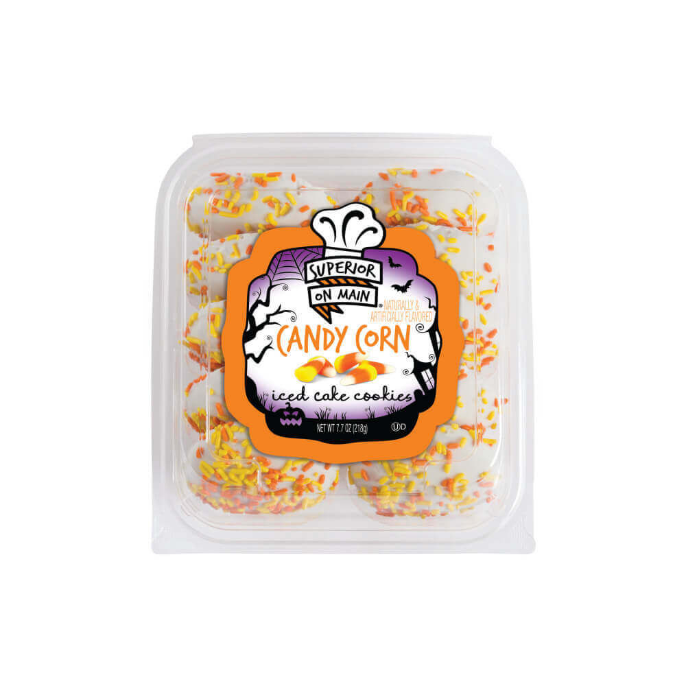 Superior on Main® Candy Corn Iced Cake Cookies 10ct 12/7.7oz