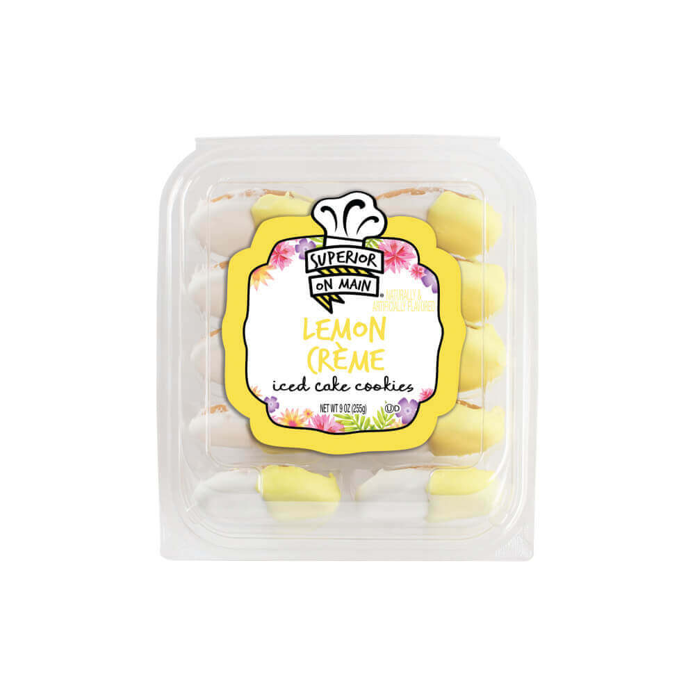 Superior on Main® Lemon Crème Iced Cake Cookies 10ct 12/9oz