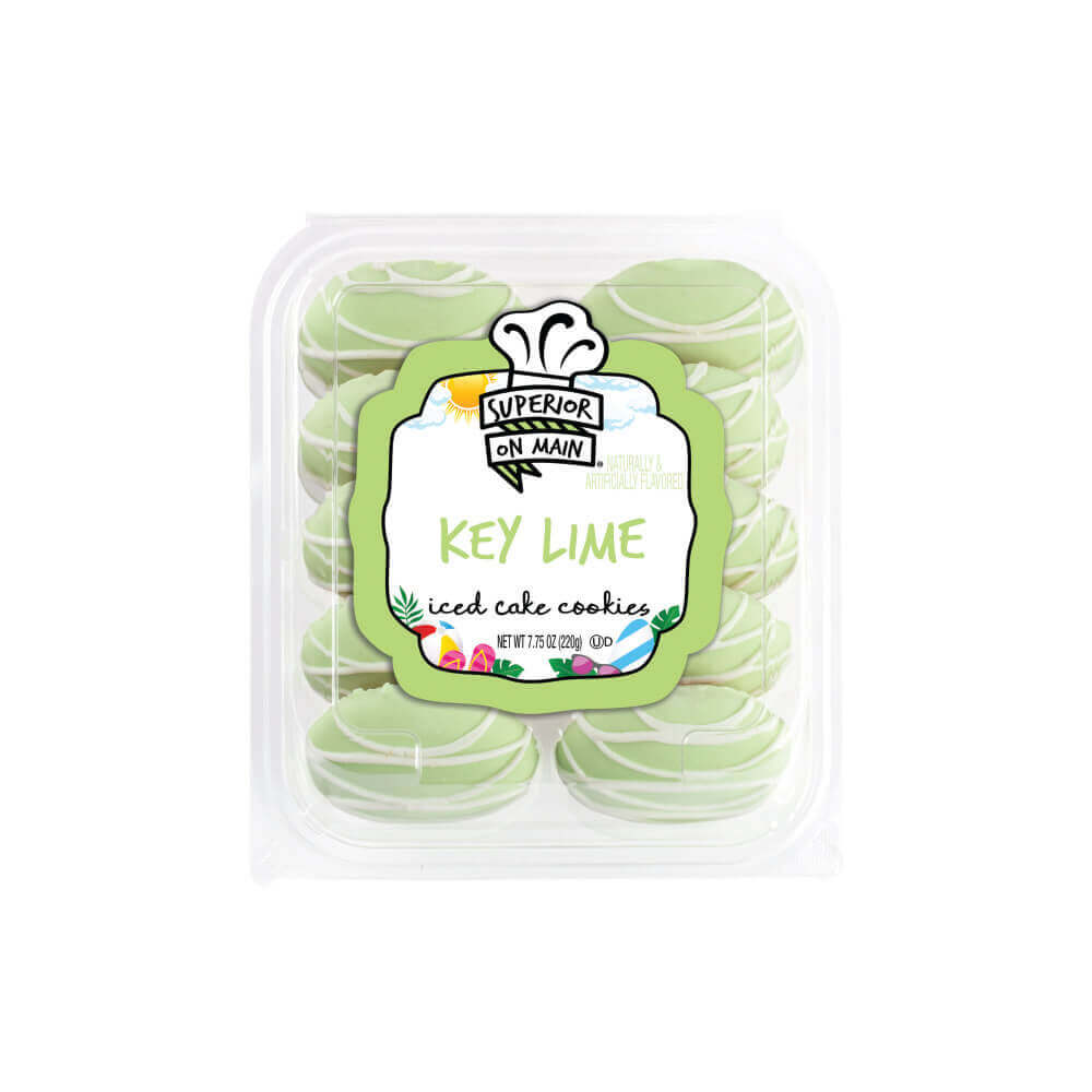 Superior on Main® Key Lime Iced Cake Cookies 10ct 12/7.75oz
