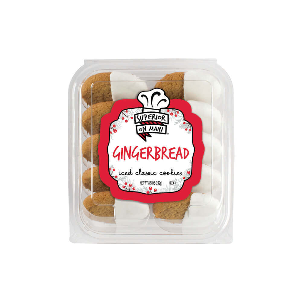 Superior on Main® Gingerbread Iced Classic Cookies 10ct 12/8.5oz