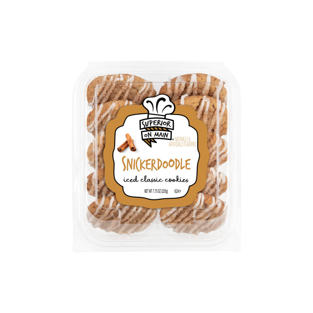 Superior on Main® Snickerdoodle Iced Classic Cookies 10ct 12/7.75oz
