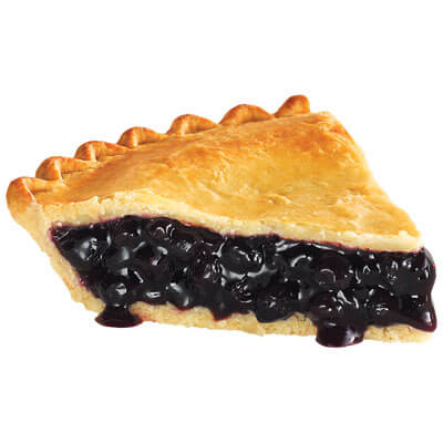 Chef Pierre® Traditional Fruit Pie 10" Unbaked Blueberry 6ct/46oz